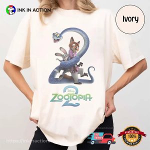 Disney Zootopia 2 Nick And Judy Comfort Colors Tee
