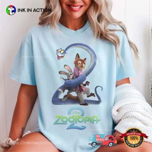 Disney Zootopia 2 Nick And Judy Comfort Colors Tee 3 InkInAction.com