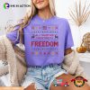 Freedom Charlie Kirk KC 31 Christmas T-shirt