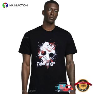 Friday The 13th Jason Blood Splat T shirt 3 InkInAction.com