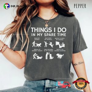 Funny Labradoodle Goldendoodle Pet Lover Comfort Colors Tee 2