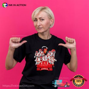 Georgia Bulldogs Team SEC Championship 2025 Graphic Tee 3 InkInAction.com