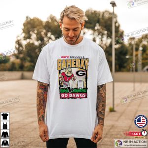Go Dawgs georgia bulldogs game Day Mascot T shirt 2 InkInAction.com