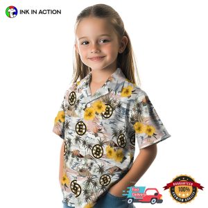 Hibiscus Seaside boston bruins hockey team Hawaiian Shirt 1 InkInAction.com
