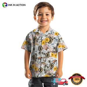 Hibiscus Seaside boston bruins hockey team Hawaiian Shirt 2 InkInAction.com