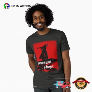 Hope On the Stage Red Concert Theme J hope Tour T shirt InkInAction.com