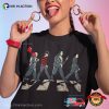 Horror Movie Characters Abbey Road Shirt