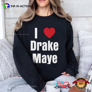 I Love Drake Maye QB Football Fan T-shirt 1 InkInAction.com