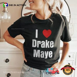 I Love Drake Maye QB Football Fan T-shirt I Love Drake Maye QB Football Fan T-shirt