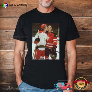 Ilya Rozanov Kiss Shane Hollander Hockey Graphic Tee 2 InkInAction.com