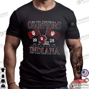 Indiana Hoosiers 2025 Big Ten Football Champions T-shirt