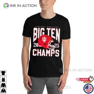Indiana Hoosiers 2025 Big Ten Football Champs T-shirt Indiana Hoosiers 2025 Big Ten Football Champs T-shirt