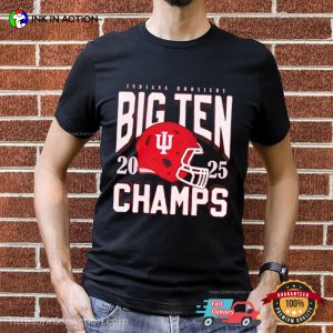 Indiana Hoosiers 2025 Big Ten Football Champs T-shirt
