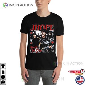 JHope BTS On The Stage World Tour 2025 K-POP T-shirt 1 InkInAction.com