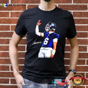Jaxson Dart New York Giants New Era T-shirt