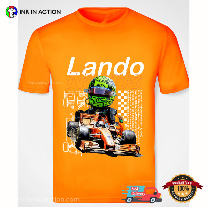 LANDO NORRIS McLAREN F1 Shirt LANDO NORRIS McLAREN F1 Shirt