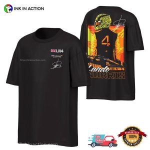 Lando Norris F1 World Champion 2 Sided Shirt