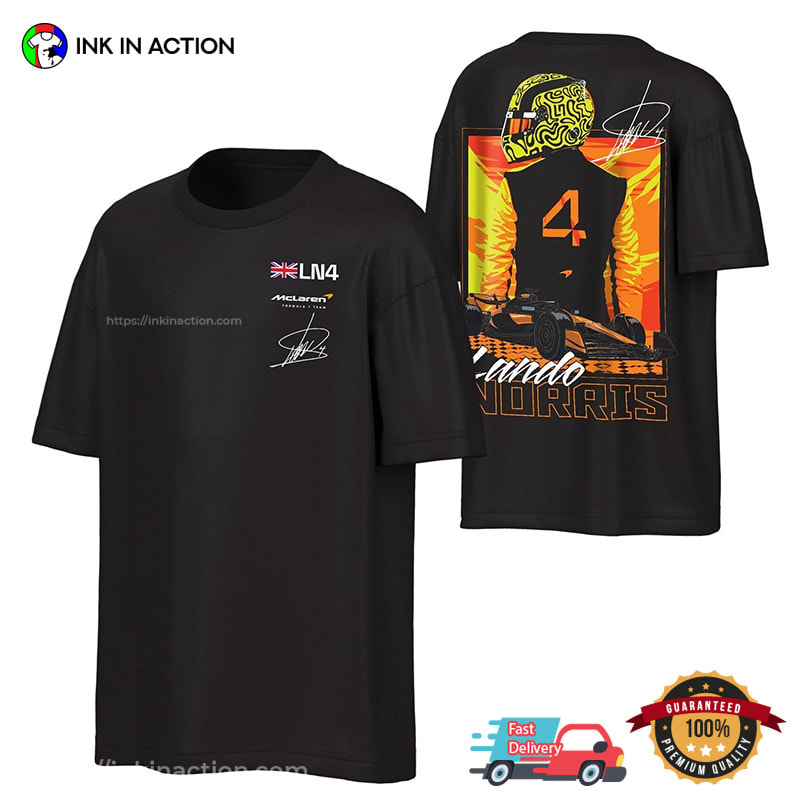 Lando Norris F1 World Champion 2 Sided Shirt Lando Norris F1 World Champion 2 Sided Shirt