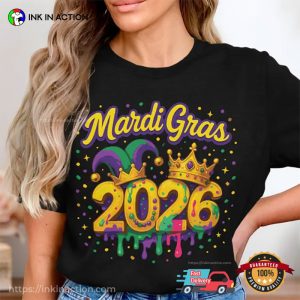 Mardi Gras 2026 Carnival Party Shirt 1 InkInAction.com