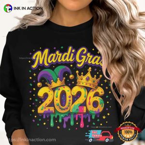 Mardi Gras 2026 Carnival Party Shirt 3 InkInAction.com