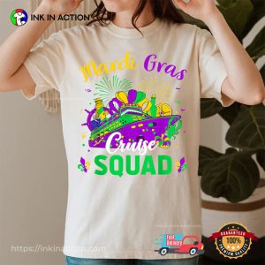 Mardi Gras Cruise Squad Family Vacation T-shirt 1 InkInAction.com