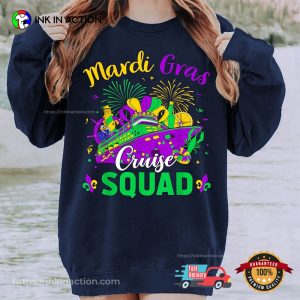 Mardi Gras Cruise Squad Family Vacation T shirt 2 InkInAction.com