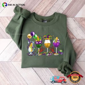 Mardi Gras Drinking Party Holiday Shirt 2 InkInAction.com