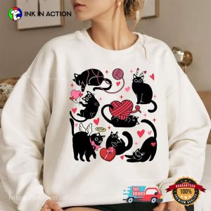 Meowy Valentines Cat shirts for valentines 2 InkInAction.com