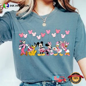 Mickey And Friends Valentines Day Comfort Colors Tee Mickey And Friends Valentines Day Comfort Colors Tee