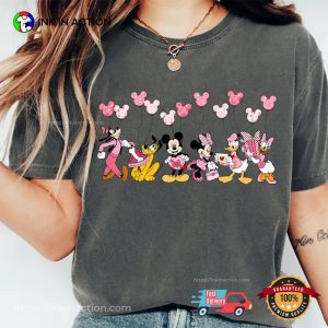 Mickey and Friends Valentines day Comfort Colors Tee 2 InkInAction.com