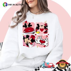 Mickey And Minnie Valentine Disney Valentines T-shirt Mickey And Minnie Valentine Disney Valentines T-shirt