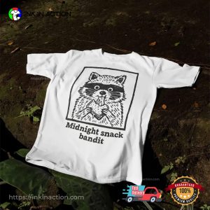 Midnight Snack Bandit Funny Trash Panda Shirt 2 InkInAction.com