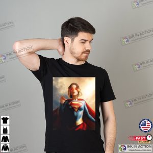 Milly Alcock Aka Super Girl DCU By Mizuriau T-Shirt Milly Alcock Aka Super Girl DCU By Mizuriau T-Shirt