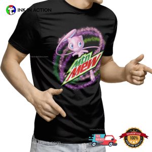 Mountain Dew Funny Mew Legendary Psychic Pokemon Shirt