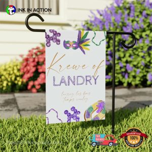 New Orleans Mardi Gras Garden Flag New Orleans Mardi Gras Garden Flag