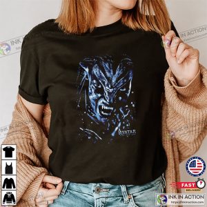 Neytiri Na'vi Pandora avatar 3 fire and ash Geaphic Shirt 2 InkInAction.com
