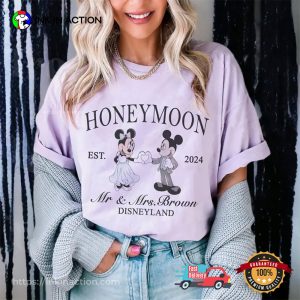 Personalized Disney Honeymoon Club Just Married Disney T-shirt Personalized Disney Honeymoon Club Just Married Disney T-shirt