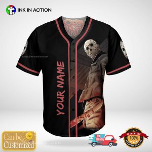 Personalized Jason Voorhees Friday 13th Baseball Jersey