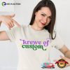 Personalized Mardi Gras Bead Krewe T-shirt
