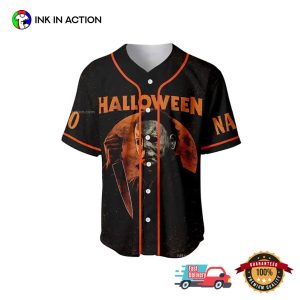 Personalized Michael Myers Halloween Baseball Jersey