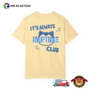 Pokemon Naptime Club Gift for Cat Lovers Pokemon T shirt 6 InkInAction.com