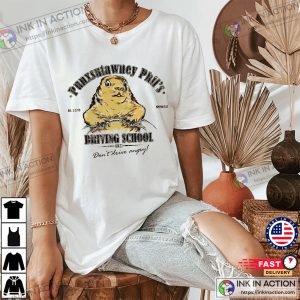 Punxsutawney Phil’s Driving School Groundhogs Day T-shirt Punxsutawney Phil’s Driving School Groundhogs Day T-shirt