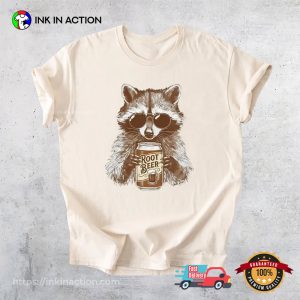 Raccoon Drink Root Beer Trash Panda Meme Shirt 3 InkInAction.com