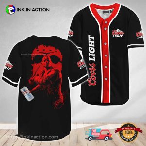 Red Jason Voorhees Friday The 13th Baseball Jersey Red Jason Voorhees Friday The 13th Baseball Jersey