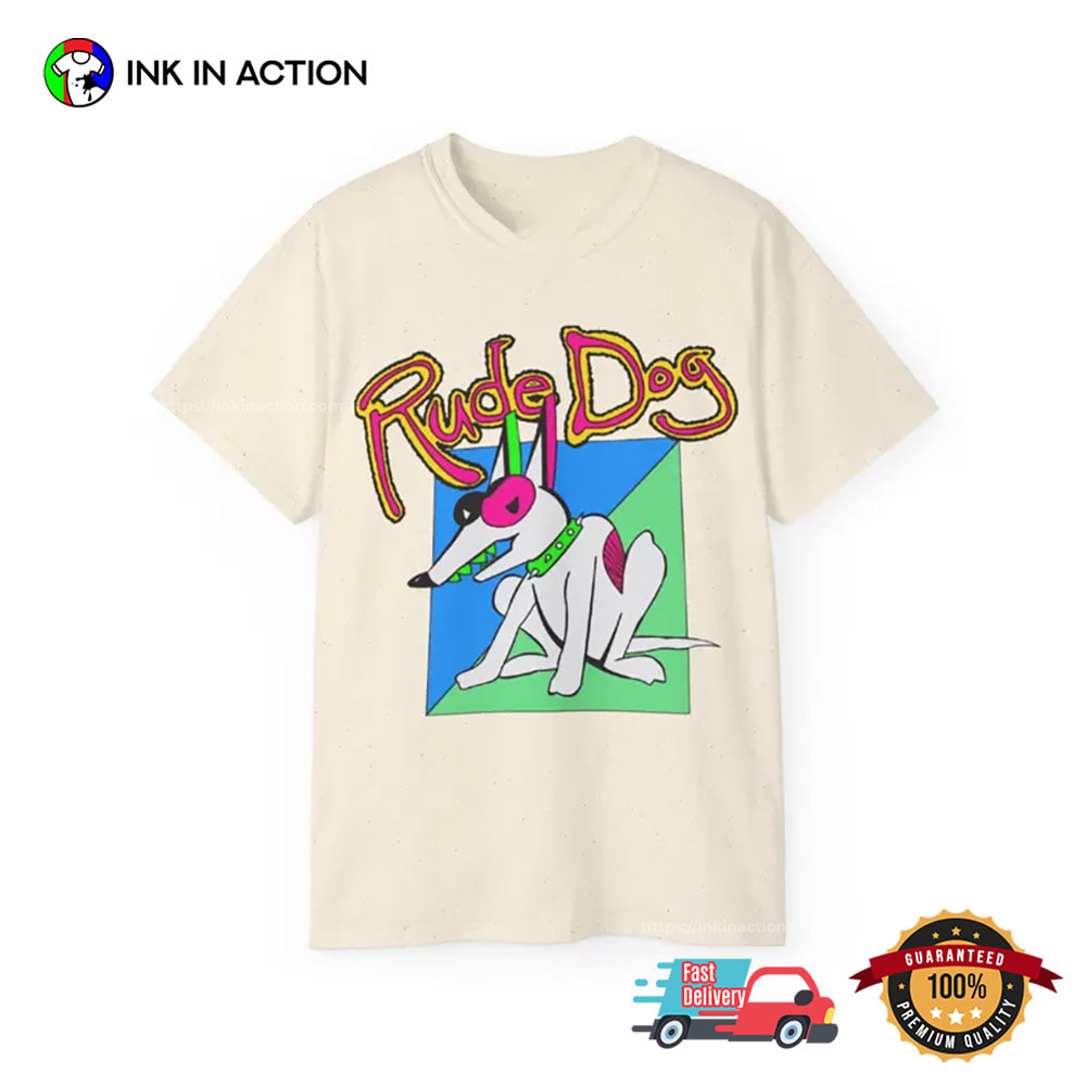 Retro Surf Wear Rude Dog Funny Dog T-shirts Retro Surf Wear Rude Dog Funny Dog T-shirts