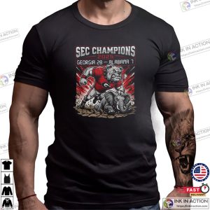 SEC Championship 2025 Georgia Beat Alabama T-shirt 1 InkInAction.com