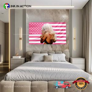 Sabrina Carpenter Kiss Print USA Flag