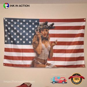 Sexy SABRINA CARPENTER AMERICAN FLAG