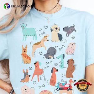 Silly Doggie Dogs Lover Gift Comfort Colors Tee