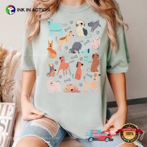 Silly Doggie Dogs Lover Gift Comfort Colors Tee 1